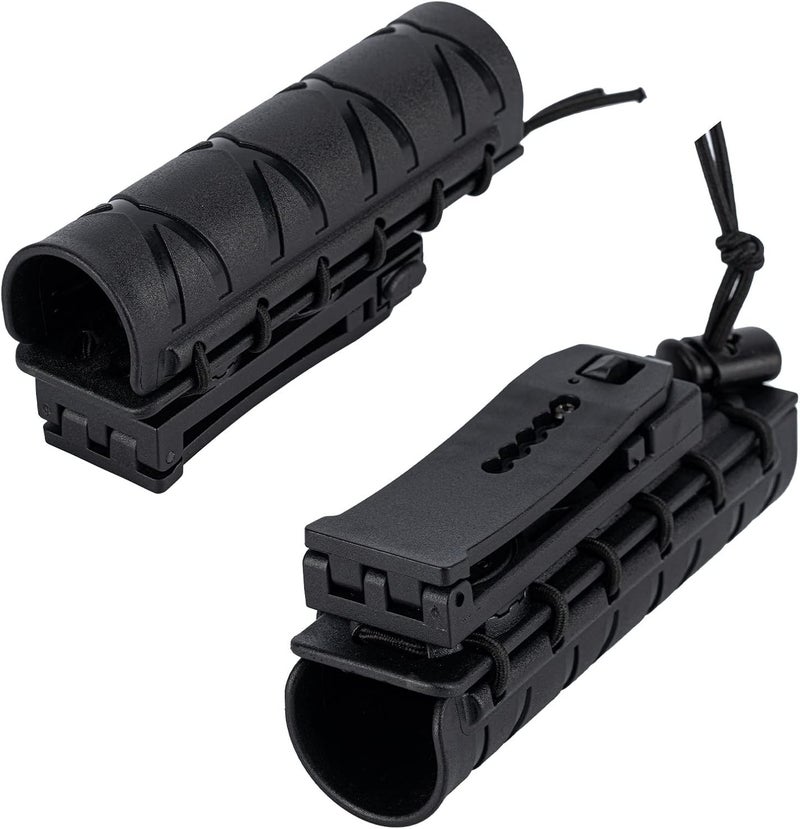 Dotacty Baton Holder w/ 360 Degree Rotating Duty Belt/MOLLE Vest Clip 16"-21"-26" Telescopic/Expandable Baton Holster for 1.2" Diameter Flashlight Carry Case Torch Carrier Police LE Security Officer - Image 5
